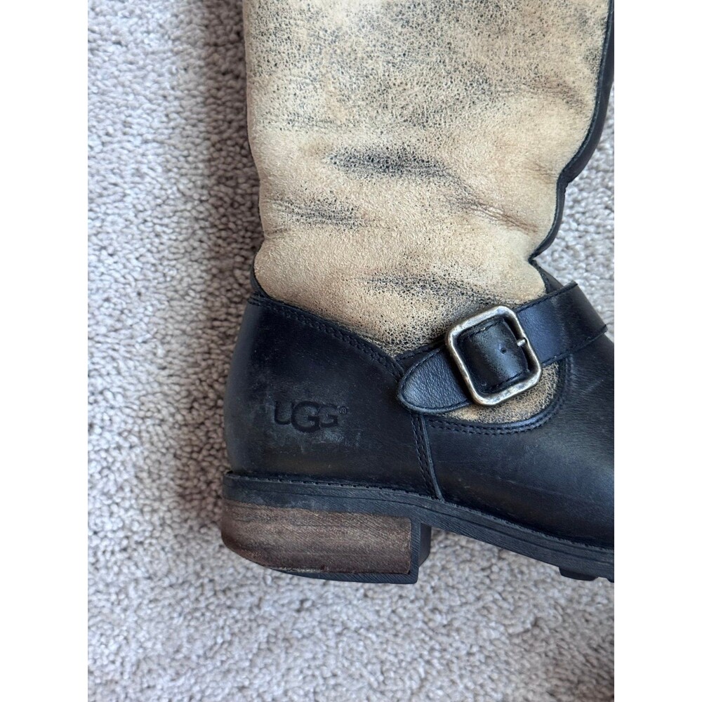 UGG Australia Boots Brand, Women’s Size 8, Fur Lined, Zipper Footwear - Picture 3 of 12